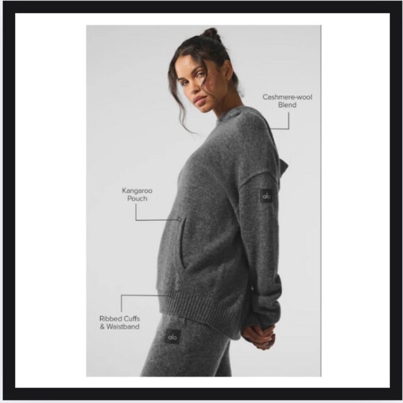 nwt New Class Cashmere Hoodie - Picture 3 of 3